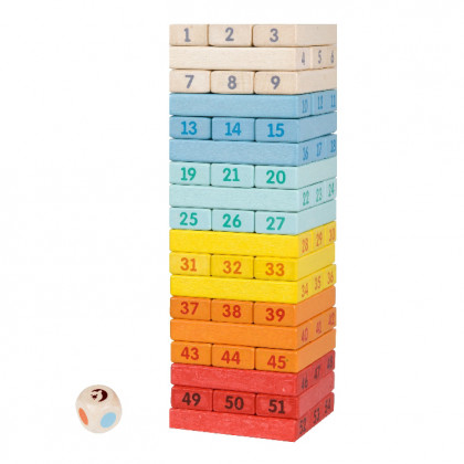 WOODEN GAME TOWER / 54 + 1 PCS