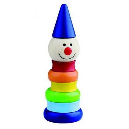 Pyramid of clowns wooden