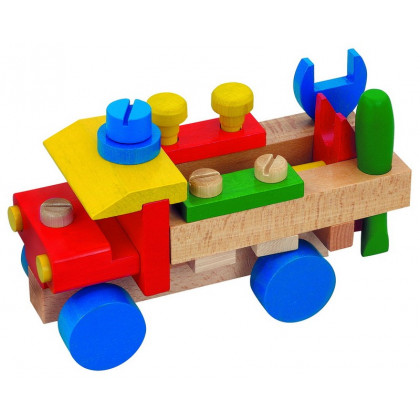 Wooden assembly car