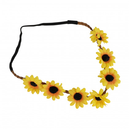 the headband flower yellow