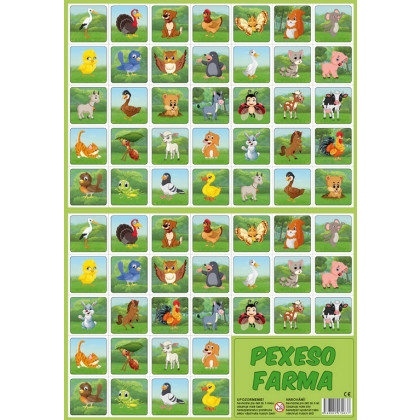 the Pexeso pairs memory game - the Farm