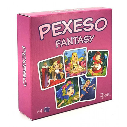 Fantasy memory game in a box