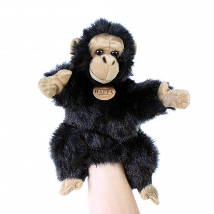 Plush monkey hand puppet 28 cm