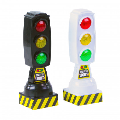 the traffic light with sound and light