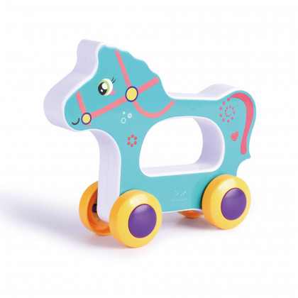Toy for the little ones on wheels horse