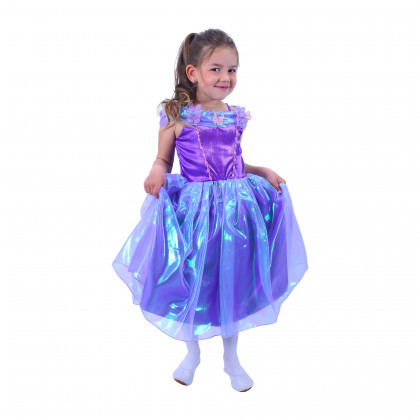 Children costume purple princess (S)