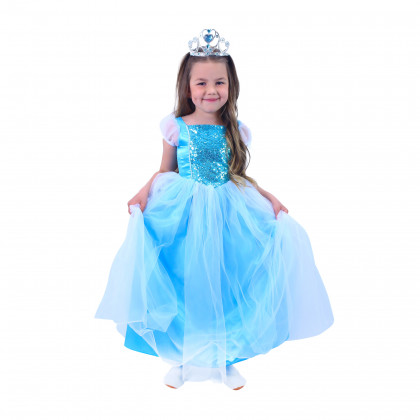 Children costume blue Princess (M)