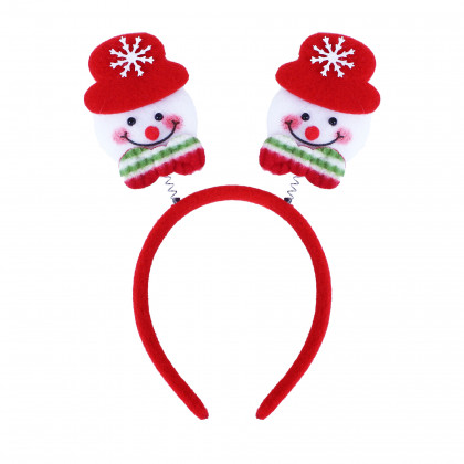 Christmas headband snowman