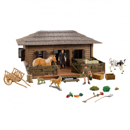Stable house for horses and sheeps