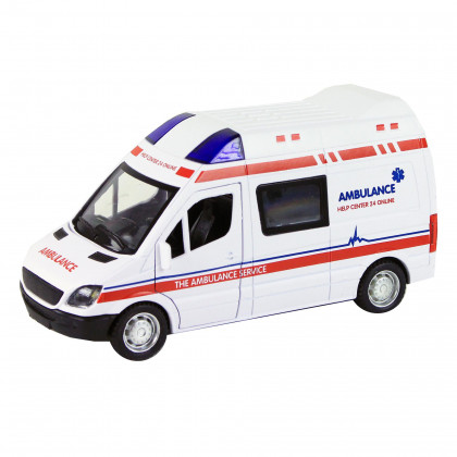 Car metal ambulance sound and light