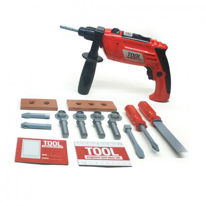 Tool set with functional drill