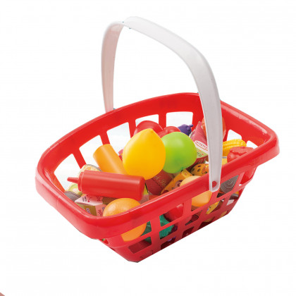 Shopping basket with accessories