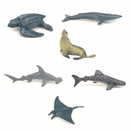 Set of marine animals 6 pcs