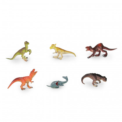 A set of dinosaurs 6 pcs