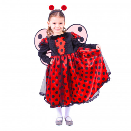 Children costume - ladybug with wings(S)