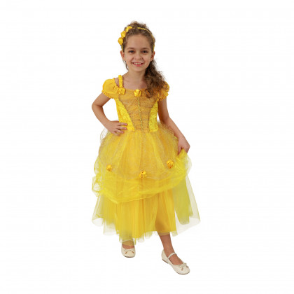 Children costume - yellow princess(M)e-p