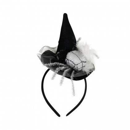 the witch headband with spider