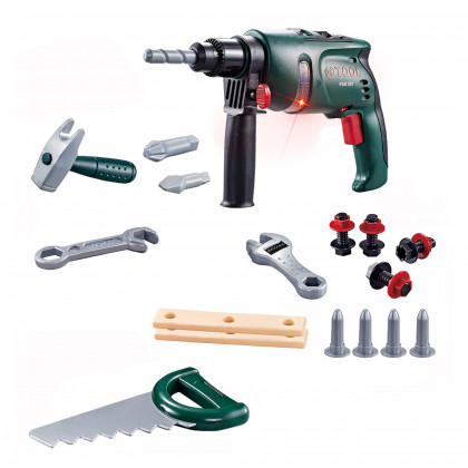 Tool set with cordless drill