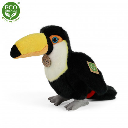 Plush toucan 23 cm ECO-FRIENDLY