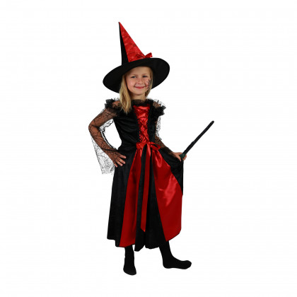 Children costume witch black-red (S) ECO