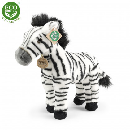 Plush zebra 30 cm ECO-FRIENDLY