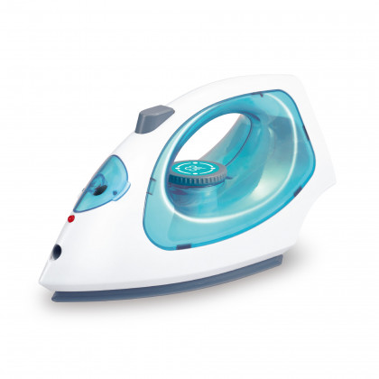 Steam iron with light and sound