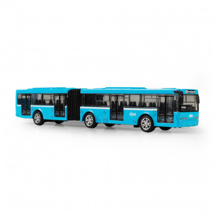 Metal bus DPO Ostrava blue 18 cm
