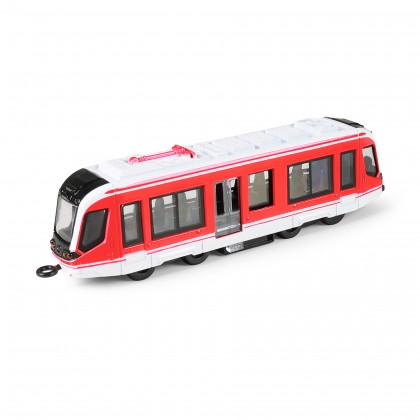 Tram metal red 20 cm