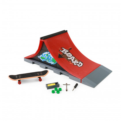 Skatepark - ramp and skateboard