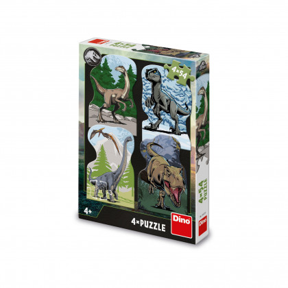 Puzzle Jurassic World 4x54 pieces
