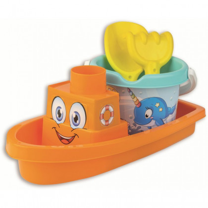 Androni Sand set happy fish with boat