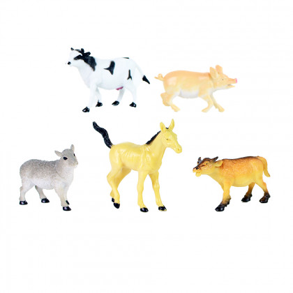 the domestic animals 5 pieces