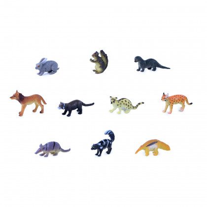 the forest animals 10 pcs in a package