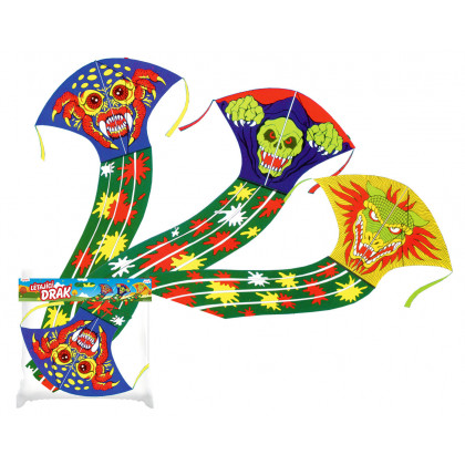 the kite flying monster, 43 x 70 cm