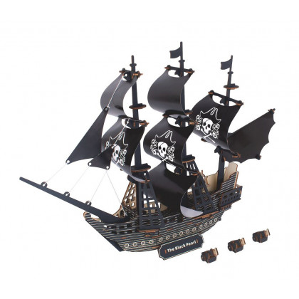 Woodcraft 3D Puzzle Pirate Ship
