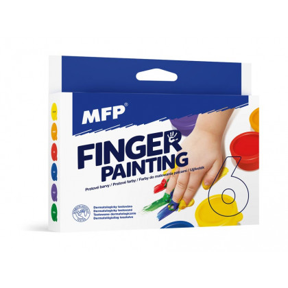 Finger paints 6 pcs of colors 30ml