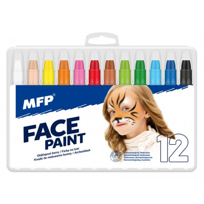 Face paints MFP 12 pcs set
