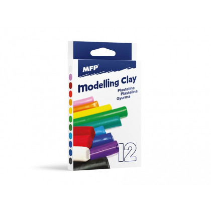 Modeling material 12 pcs of colors 200g