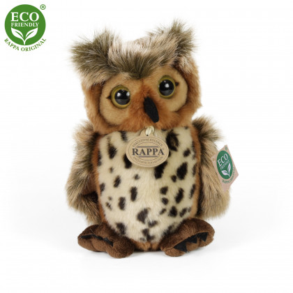 Plush owl 20 cm ECO-FRIENDLY