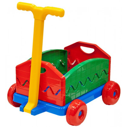 the plastic cart for children