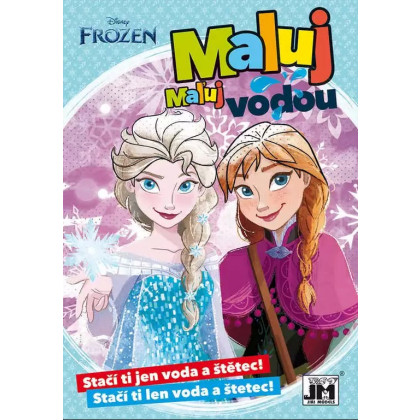 A5 Paint with FROZEN coloring page
