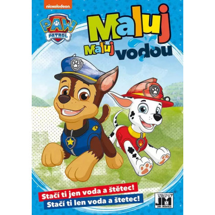 A5 Paint with water Paw Patrol coloring