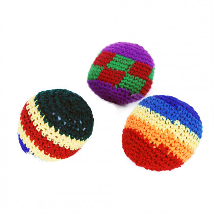 the little Hacky Sack ball