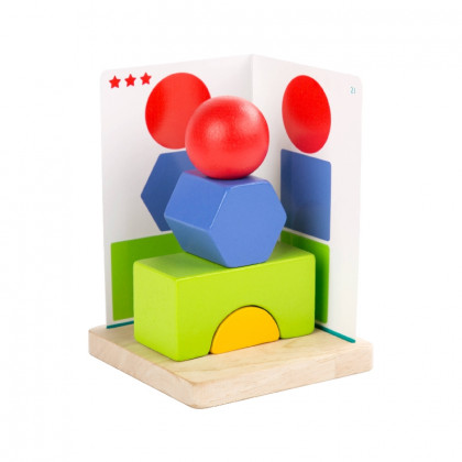 Simple geometry-wooden game