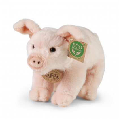 Plush domestic pig 20 cm ECO-FRIENDLY