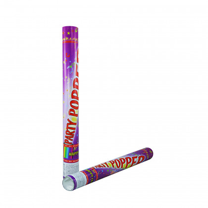 the confetti ejection tube, 50 cm
