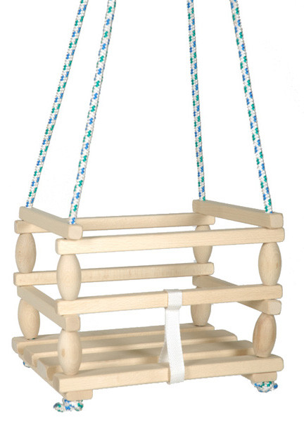 the Baby swing, wooden