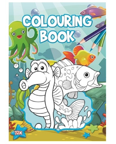 Colouring book mix, 72 pages, 21 x 29,7