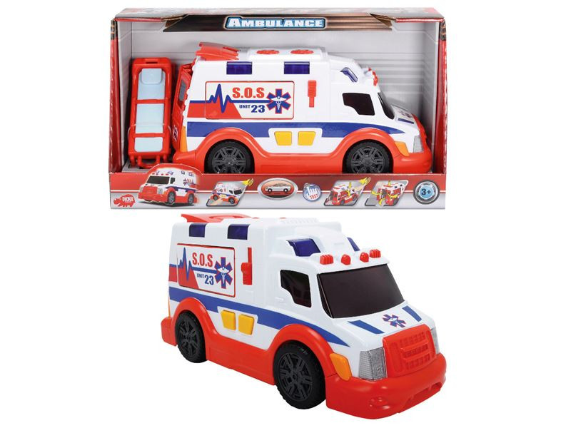 the AS ambulance car with light, sound