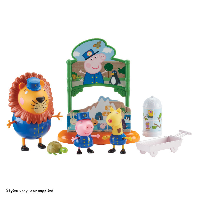 Peppa Pig - zoo playset 3 figurines